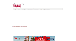 Desktop Screenshot of citytrip.ch